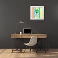 thumbnail image 3 of Loreth, Lanie 12x12 White Modern Wood Framed Museum Art Print Titled - Vibrant Pineapple II, 3 of 4