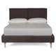 thumbnail image 3 of Base de Cama Matrimonial Makora Luma Chocolate Tapizada en Tela Tipo Lino (No Incluye Colchón), 3 of 9