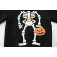 thumbnail image 3 of CM-Kid Toddler Boy Halloween Sweatshirt Glowing Skeleton 5T, 3 of 6
