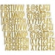 thumbnail image 1 of 12 piezas de letras auto adhesivas calcomanías de alfabeto calcomanías de alfabeto pegatinas de letras para manualidades de bricolaje, 1 of 4
