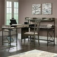 thumbnail image 5 of Pemberly Row Wood and Metal L-Shape Computer Desk in Northern Oak, 5 of 15