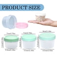 thumbnail image 6 of 1Pc Soup Container,Round Food Storage Containers,Freezer Storage Containers,Plastic Food Storage Containers with Twist Top Lids,Leakproof,Ideal for Meal Prep,Leftovers and Pantry(Green 160ml), 6 of 8