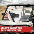 thumbnail image 5 of A & UTV PRO Rear & Front Full Windshield for 2017-2024 Polaris Ranger XP 1000, Clear Tough Polycarbonate Construction Windscreen, 5 of 9