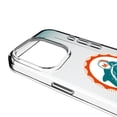 thumbnail image 3 of Miami Dolphins Linen Logo iPhone Clear Case, 3 of 6