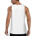 thumbnail image 6 of Rocae White for Men's Workout Tank Top Men's Running Tank Top Dry Fit Athletic Workout Tank TopsLarge, 6 of 9
