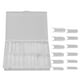 thumbnail image 2 of 240 puntas de uñas postizas extra largas transparentes para salón de bricolaje en casa., 2 of 14