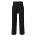 thumbnail image 4 of KaLI_store Mens Pants Casual Mens Casual Pants Loose Fit Straight Legs Elastic Waist Trousers Black,XXL, 4 of 5