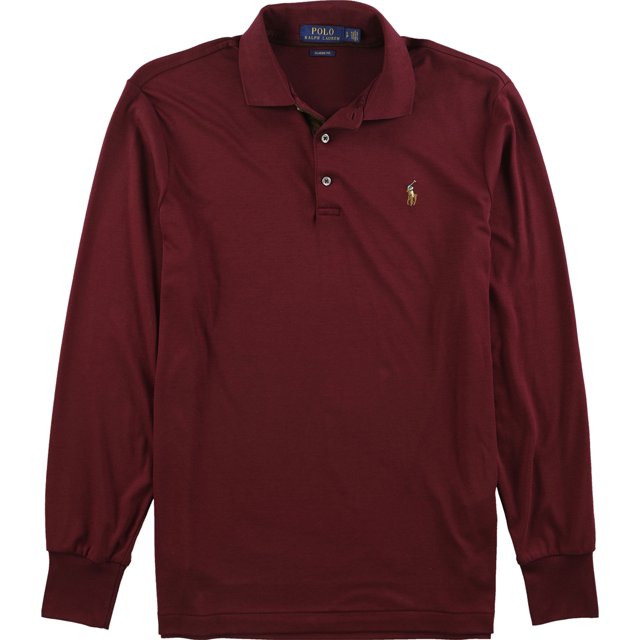 Polo Ralph Lauren Pima Rugby para hombre, rojo, grande