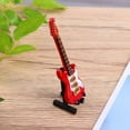 thumbnail image 2 of Mini Electric Guitar Guitar Model Movable Headstock Musical Instrument Miniature, 2 of 5