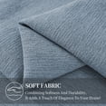 thumbnail image 3 of JIATER Pack of 2 Throw Pillow Covers 18x18,Linen Decorative Pillow Covers for Couch,Dark Blue, 3 of 6