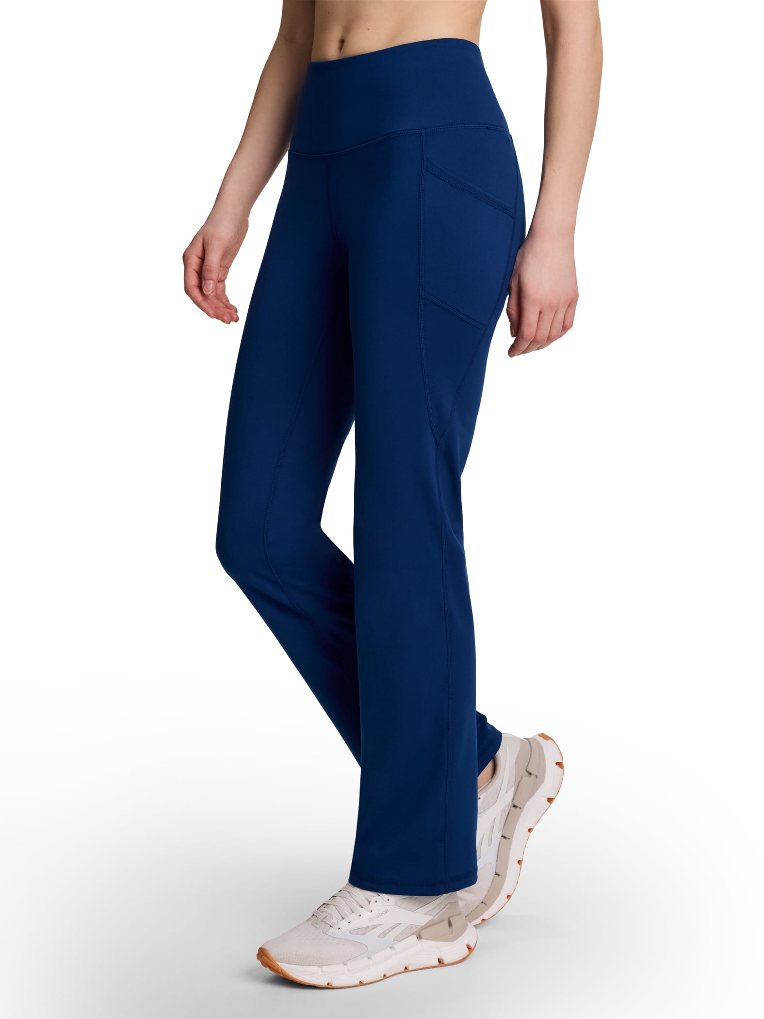 Reebok Women's and Women's Plus Size Everyday High Rise Pant With Pocket, Sizes XS-4X