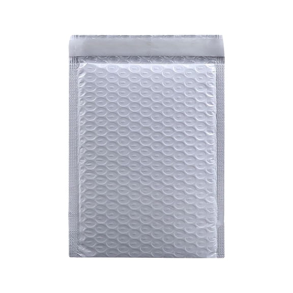 White Padded Bubble Mailers - Self-Sealing Cushioned Envelopes for Shipping, 9x12 Inch Protective Mailing Bags - Lightweight, Recyclable, for Jewelry, Electronics & Small Items (1 Pack)