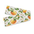 thumbnail image 7 of Yayeee Table Runner 70 inches Long Home Kitchen Dinning Party Decoration, Floral Watercolor Oranges, 7 of 7