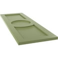 thumbnail image 6 of Ekena Millwork 12"W x 50"H True Fit PVC Center Circle Arts & Crafts Fixed Mount Shutters, Moss Green (Per Pair - Hardware Not Included), 6 of 9