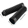 1 Pair Rubber Fork Cover Gaiters Keenso Motorcycle Front Fork Cover