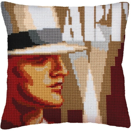 Collection D'Art Stamped Needlepoint Cushion Kit, 40cm x 40cm, Art Deco I