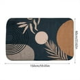 thumbnail image 2 of DFC Bohemian Flannel Bath Mat Set Soft Shower Rug For Bathroom Bedroom Kitchen Machine Washable Floor Sliding Mat With Vintage Design Small & Large Sizes, 2 of 3