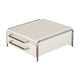 thumbnail image 1 of Cajón para guardar cápsulas de café Cajón para guardar bolsitas de té Cajón metálico debajo de la cafetera Cápsulas de café Blanco, 1 of 9