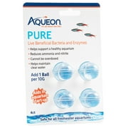 Aqueon PURE Bacteria Supplement, 4 Pack, 10 Gallon