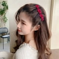 thumbnail image 3 of Racing Butterfly Flocked Bangs Hair Clip Black Headwear Women Cute Barrettes Hairgrip, 3 of 8