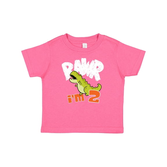 Inktastic Rawr I'm 2 Baby Tyranosaurus Rex Boys or Girls Baby T-Shirt