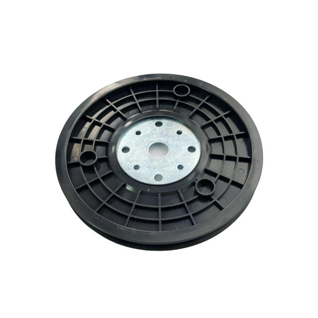 Disco de tensión para correa de bicicleta estática de 20 cm, protector y reparación para transmisión por correa de bicicleta de fitness. Negro
