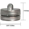 thumbnail image 5 of Pack of 12 Waterproof LED Candles for Diving Waterproof with Button Batteries White, 5 of 5