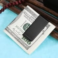 thumbnail image 4 of Clip de dinero Wdftyju Titular de tarjetas de identificación negro portátil con clip de dinero cuádruple de acero inoxidable Libre de BPA, 4 of 8