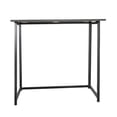 thumbnail image 2 of Hassch 31.5 inch Folding Desk, Collapsible Computer Desk with Metal Frame, Space Saving Writing Workstation for Home Office, Easy Assembly, Black, 2 of 7