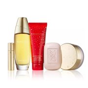 Estee Lauder Beautiful Ultimate Luxuries 5-Piece Fragrance Gift Set: 3.4 oz & .17 oz Eau de Parfum Spray + 3.4 oz Perfumed Body Lotion + 1 oz Body Powder + 4 oz Soap