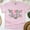Light Pink, variant on NICU Nurse Graphic T-Shirt for Women, We Wrap The Best Presents Tee, White, Size S