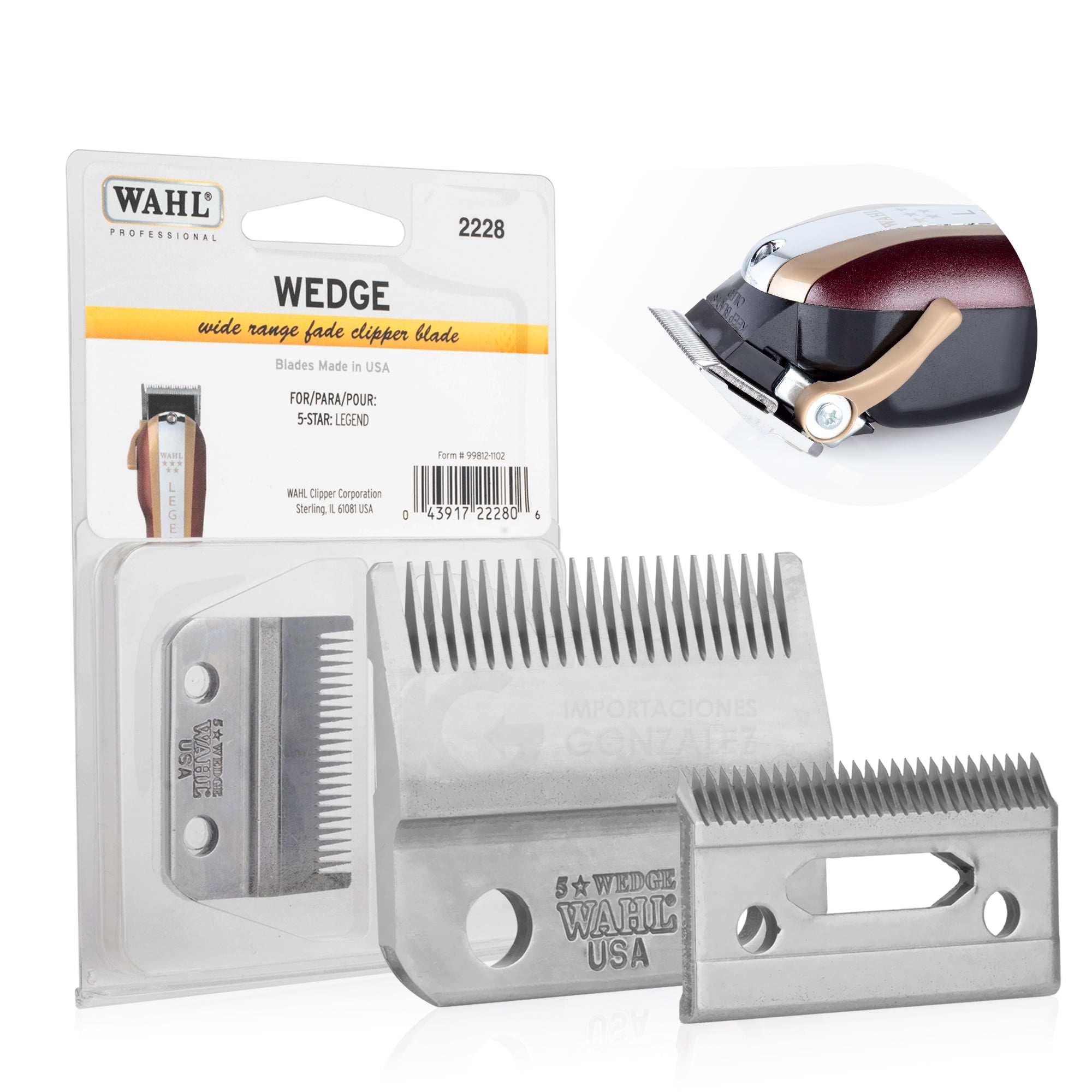 Repuesto Navajas Cuchillas Wahl 2161 Magic Clip Inalámbrica Wahl