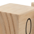 thumbnail image 3 of Bouclair Natural & Black Oh Bebe Wood Blocks, 3 of 5