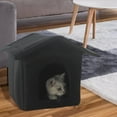 Uingual Warm Dog Kennels Outdoor Sleeping House, Stray Cat Tunnel