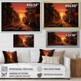 thumbnail image 4 of Designart "Panoramic Sunset In Havana I" Cuba Floater Framed Wall Art Prints, 4 of 5