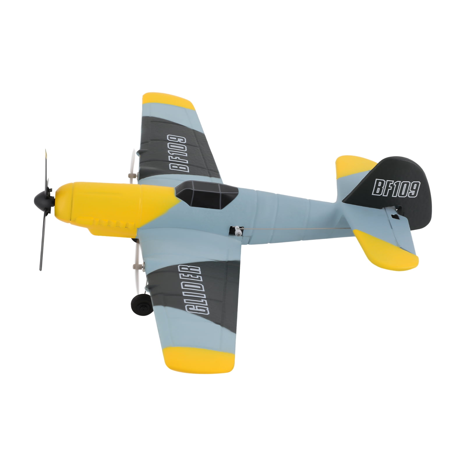 Vintage Fighter RC Airplane, 3-Channel Remote Control Plane with Dual Batteries and Spare Propellers