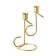 thumbnail image 1 of Candelabro de Metal, Candelabro de Estilo Nórdico, MESA CENTRO de MESA para Mantel, Sala de Estar, Decoración de Chimenea de Fiesta Oro, 1 of 8