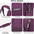 thumbnail image 6 of TIAWOLT Travel Duffle Bag Weekender Travel Bag Men Gym Bag for Women,Overnight Bag Luggage Bag with Trolley Sleeve,Hospital Bag for Labor and Delivery,Purple, 6 of 9