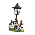 thumbnail image 4 of Estatua y oveja, lámpara de paisaje con luces solares, regalo de inauguración de casa, decoración de jardín, figura de resina para jardín, 4 of 8