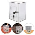 thumbnail image 4 of Shisuyan Acrylic Donation Box with Lock Ballot Box Clear Suggestion Box Ticket Box, 4 of 8