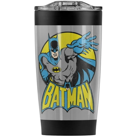 

Batman Circle Stainless Steel Tumbler 20 oz Coffee Travel Mug/Cup Vacuum Insulated & Double Wall with Leakproof Sliding Lid | Great for Hot Drinks and Cold Beverages