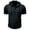Black, variant on Aofany Mens Short Sleeve Hoodies Tops Solid Hooded T Shirt Gym Workout Pullover Athletic Shirts