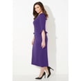 thumbnail image 3 of Catherines Women's Plus Size Ruffle Sleeve Shift Dress, 3 of 6