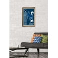 thumbnail image 2 of NFL Indianapolis Colts - Retro Logo 14 Wall Poster, 14.725" x 22.375", Framed, 2 of 3