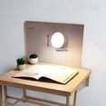 thumbnail image 3 of Rechargeable LED Puck Light with Remote & Touch Control, 3 Color Modes Dimmable Night Light, Magnetic Stick-on Wireless Tap Light for Closet, Under Cabinet, Stairs and Dormitory, 3 of 7
