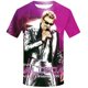 thumbnail image 3 of Camiseta de verano para hombre, cantante Johnny Halladay, estampado 3D, cuello redondo, informal, manga corta, talla grande, moda, 3 of 5