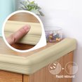 thumbnail image 4 of Hukapapa Tira de protección para niños Esquina suave Muebles de protección de bordes autoadhesivos Esquina antiafilada 6,6 piesbeige, 4 of 6