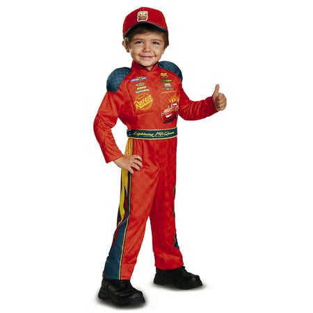 Cars 3 - Lightning Mcqueen Classic Child Costume - Size 4-6