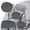F, variant on Round Outdoor Chair Cushion for Patio Furniture with Removable Machine Washable Cover and Design