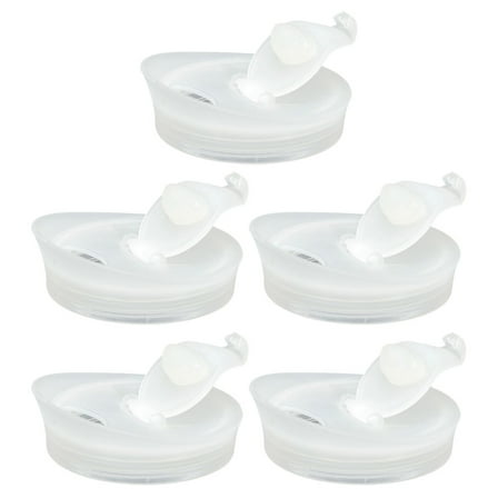 Beaupretty 5Set Carafe Lids Replacement Water Pitcher Lid White PP Food Grade Sealing Home Use Households